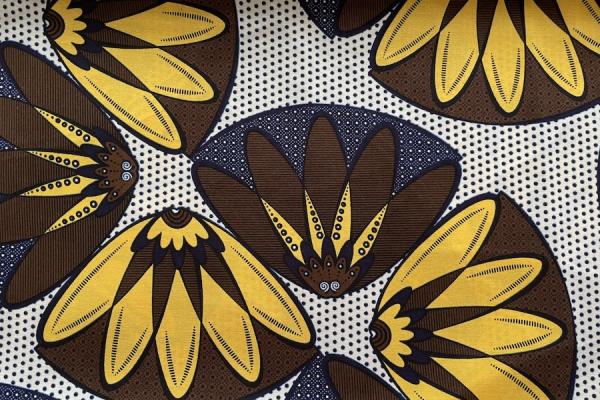 Afrikanischer Waxprint FLOWERS